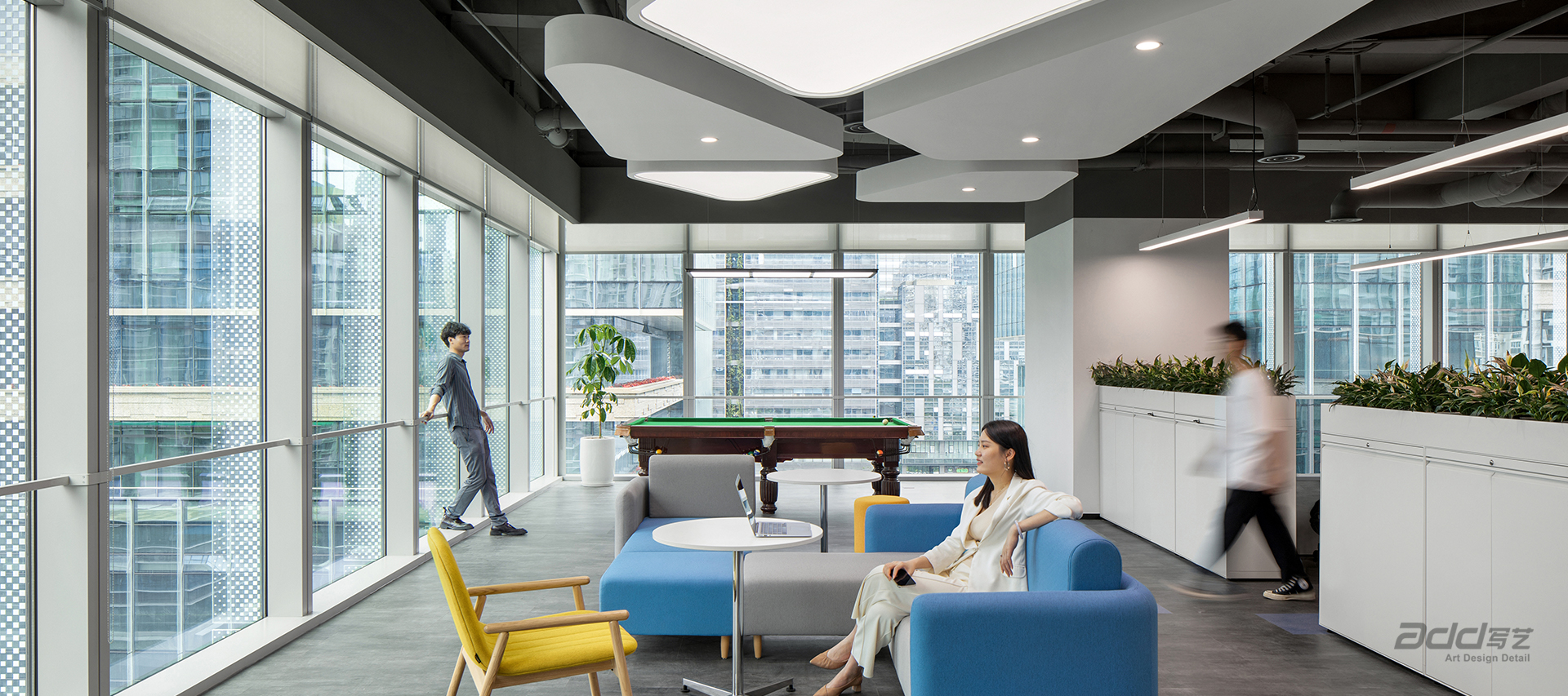 明源云辦公樓設(shè)計(jì)-活動(dòng)區(qū)-pc